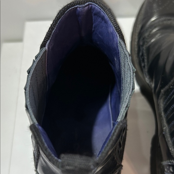 Black Leather Men's Chelsea Boots size 40. Made in Italy - Picture 3 of 8